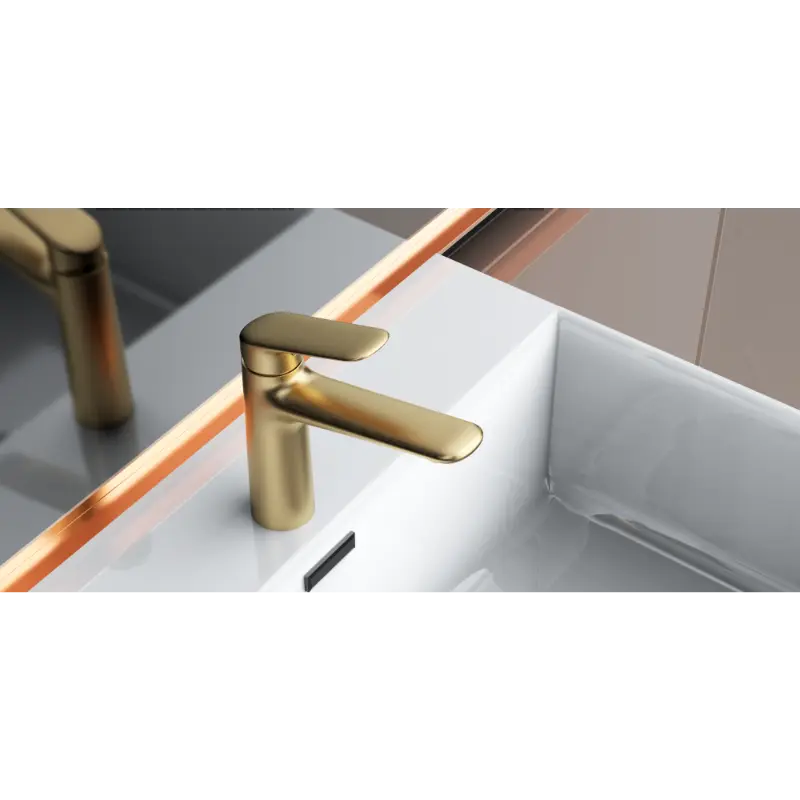 Vòi lưu vực thác nước lỗ đơn cho bồn rửa trong phòng tắm